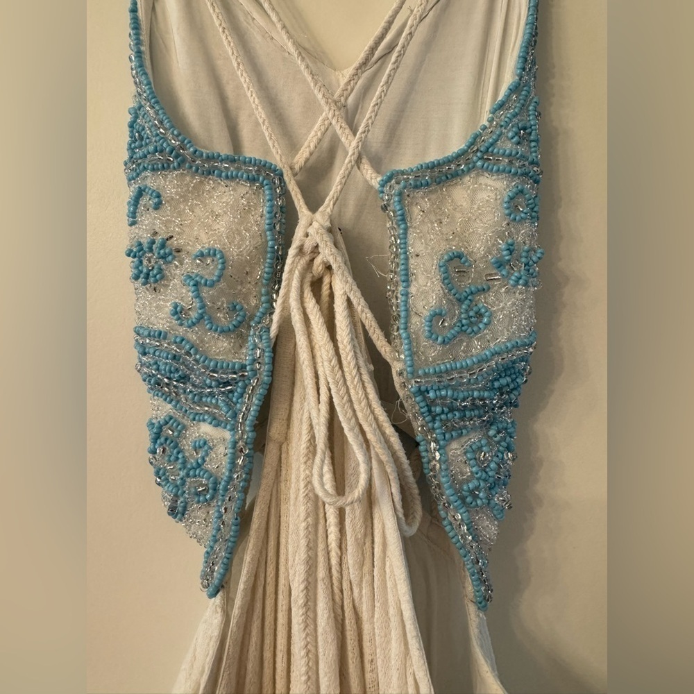 Free People Beaded Turquoise Spirit Maxi Dress - Picture 10 of 14
